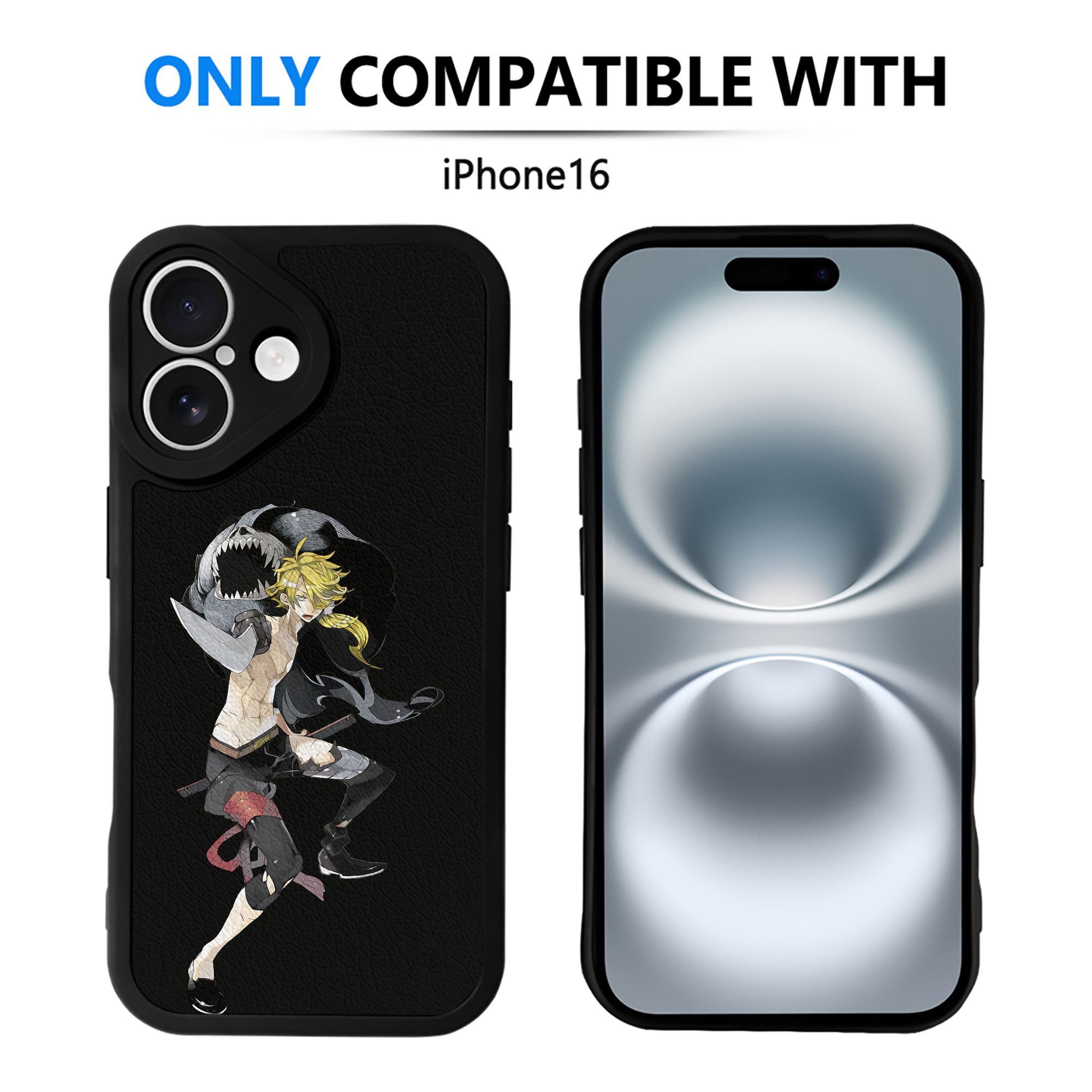（画像用） 刀剣乱舞 Touken Ranbu 【iPhone 16シリーズ対応】シリコンスマホケース（レザー調） 材質：シリコン